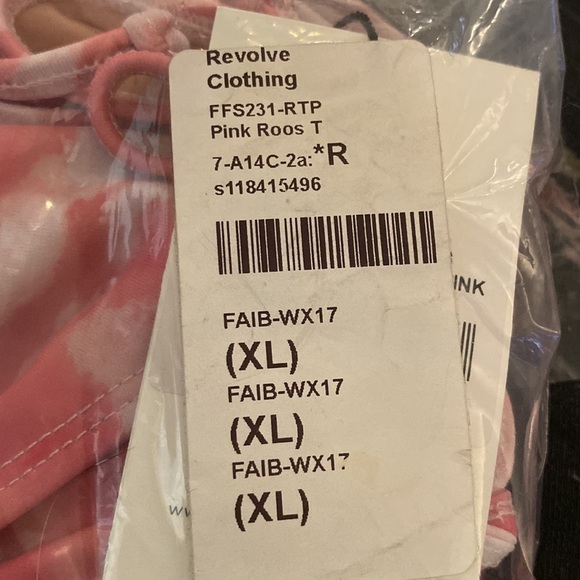 Faithfull the Brand Valensole Bottoms in Pink Roos Tie Dye - Picture 4 of 4